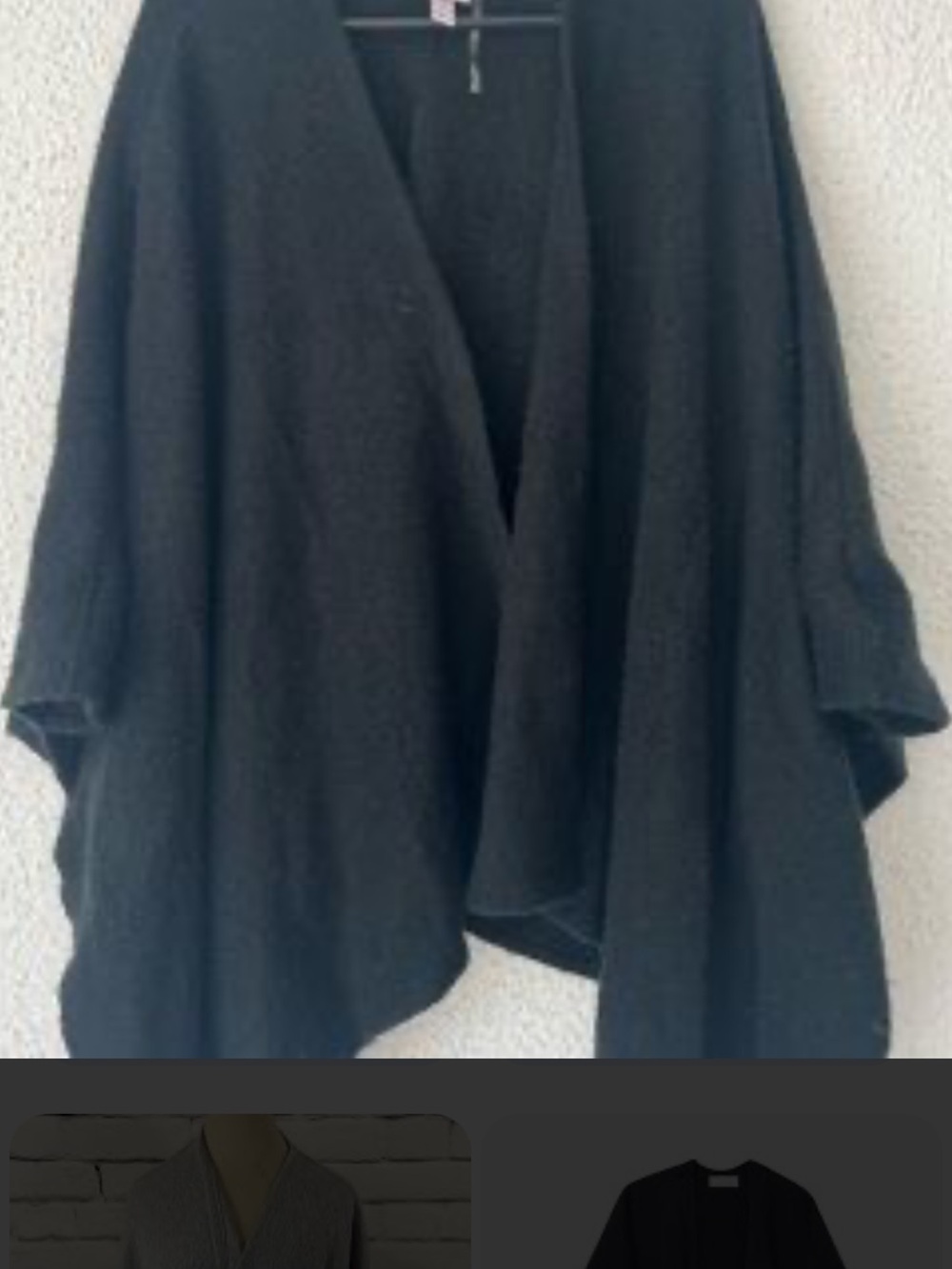 Isabel Maternity by Ingrid & Isabel Black Open-Front Maternity Cardigan